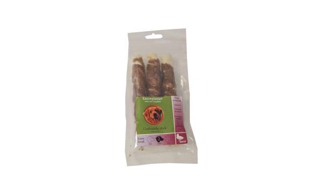 3 gedraaide stick+eend 17cm