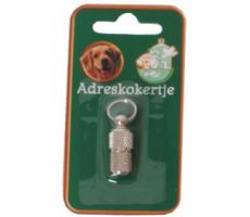 Adreskoker hond chrome 26mm