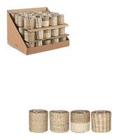 Alexis pot rond 4 assorti display 60 stuks - H7 x Ø7 cm - afbeelding 1