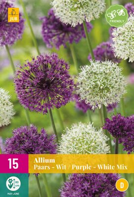 Allium paars/wit mix 15 stuks