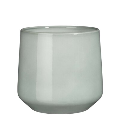 Amber pot rond l.grijs - h21xd23,5cm