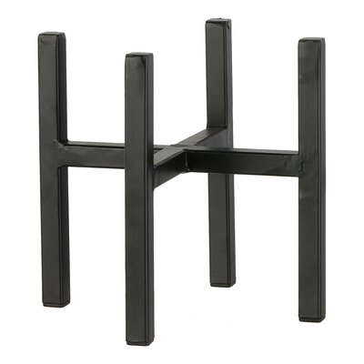 Ascot plant standaard zwart - l14xb14xh16cm - afbeelding 1
