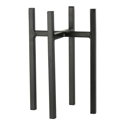 Ascot plant standaard zwart - l14xb14xh25cm - afbeelding 1
