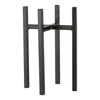 Ascot plant standaard zwart - l14xb14xh25cm - afbeelding 1