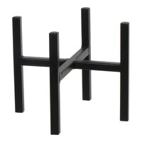 Ascot plant standaard zwart - l16,5xb16,5xh16cm - afbeelding 1