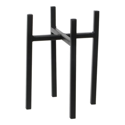 Ascot plant standaard zwart - l16,5xb16,5xh25cm - afbeelding 1