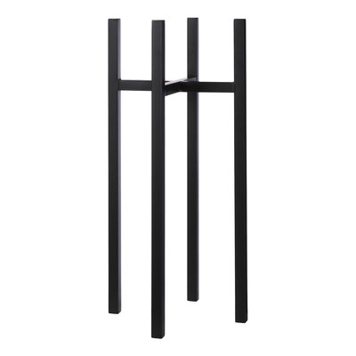 Ascot XL plantenstandaard zwart - l34xb34xh71cm - afbeelding 1