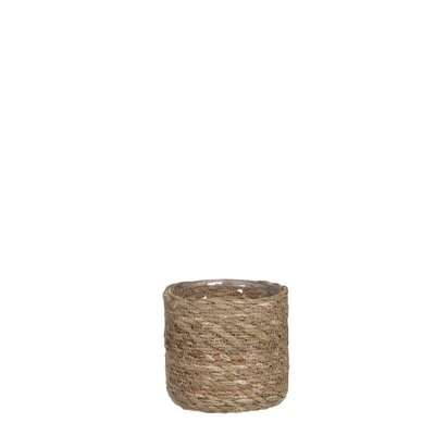 Atlantic mand l.bruin - H12 x Ø12 cm - afbeelding 1