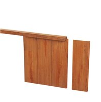 AZ Hardhouten geschaafde damwand 3,0 x 20,0 x 300 cm (werkend 18,5 cm).