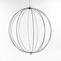 Bal 3d zwart 288 LED, D 60cm classic warm - afbeelding 3