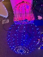 bal 50cm 224led rgb - afbeelding 1