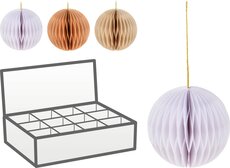 bal papier 100mm kleur hanger, per stuk