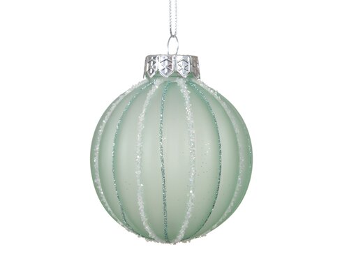 Bal pet bauble pet, mintgroen, Ø 8 cm
