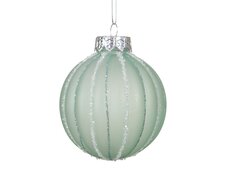 Bal pet bauble pet, mintgroen, Ø 8 cm