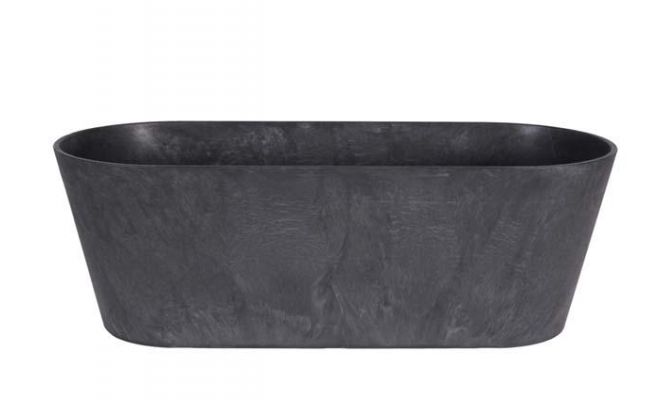 Balkonbak claire l55h17cm zwart - afbeelding 1