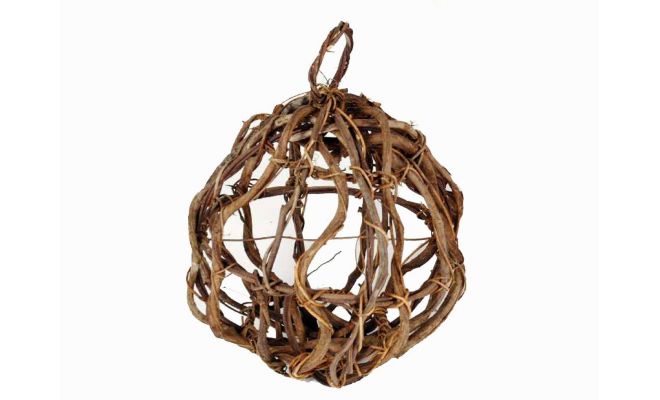 Ball crazy vine 30 cm natural, kunstplant