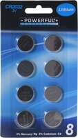 batterijen knoopcel cr2032 8st - afbeelding 3