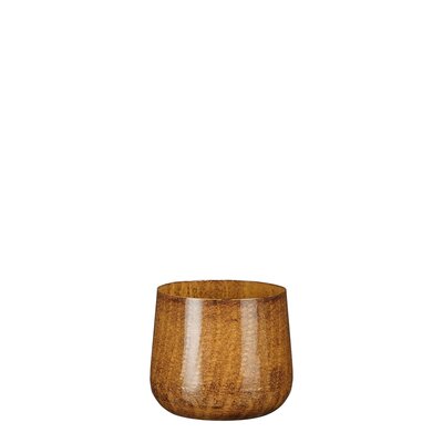 Benson pot rond bruin - H10 x Ø12 cm
