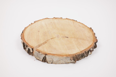 Berkenschijven rnd 23-26cm naturel - afbeelding 1