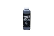 Betoncoating zwart, in plastic fles (1 liter).