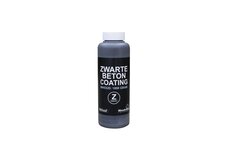 Betoncoating zwart, in plastic fles (1 liter).