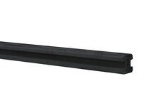 Betonpaal glad met vellingkant, v.z.v. sleuf, 10 x 10 x 270 cm, antraciet, ongecoat, tussenpaal.