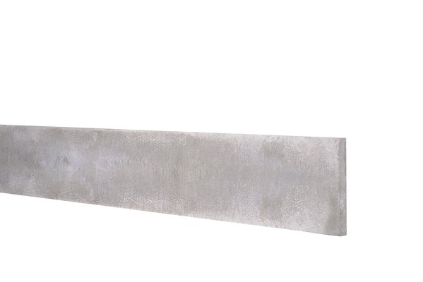 Betonplaat stampbeton 25 x 3,5 x 225 cm, grijs.