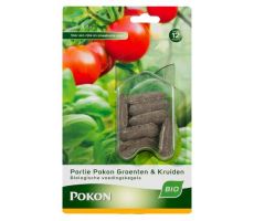 Bio groenten en kruiden voedingskegels, Pokon - afbeelding 2