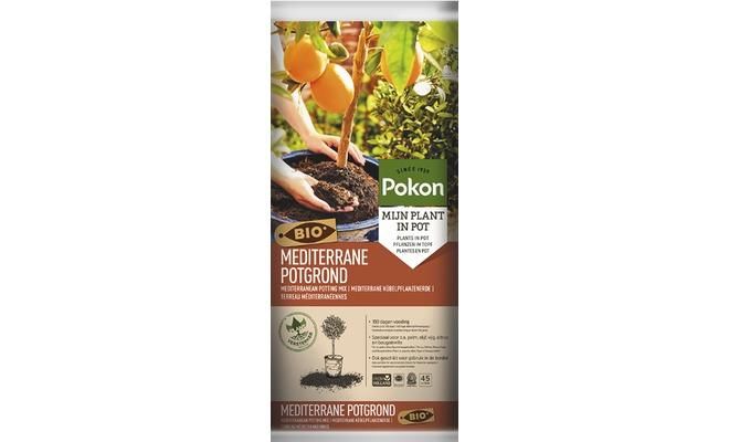 Bio mediterrane planten potgrond, rhp, Pokon, 30 liter - afbeelding 1