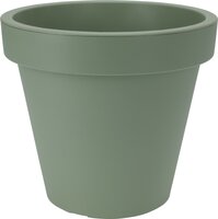 bloempot ek rond, kunststof, 35x35cm, groen