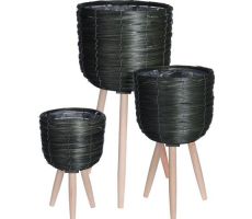 bloempot staand doorsnede 30 cm, 60 cm hoog - afbeelding 2