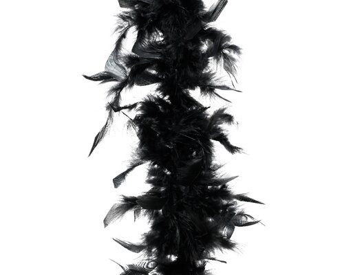 Boa veer, D 15 cm, H 184 cm, Zwart - afbeelding 1