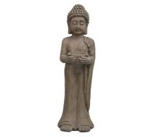 Boeddha, staand, fiberclay, l 26 cm, b 28 cm, h 81 cm - afbeelding 1