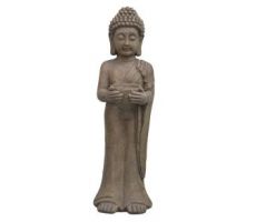 Boeddha, staand, fiberclay, l 26 cm, b 28 cm, h 81 cm - afbeelding 2