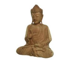 Boeddha suarhout zittend - afbeelding 2