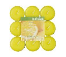 Bolsius, geurkaarsjes, citronella, 18 st - afbeelding 1