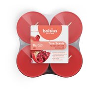 Bolsius Geurtheelicht maxi 8u pk8 True Scents Pomegranate