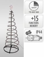 boom 150 cm 524 led waterval ww/ww - afbeelding 2