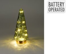 boom 24cm met led groen, per stuk - afbeelding 2
