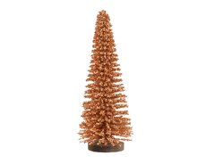 Boom bamboe glitters on foot, brandy, Ø 14 cm x H 39 cm