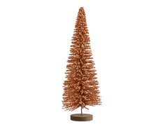 Boom bamboe glitters on foot, brandy, Ø 24 cm x H 60 cm