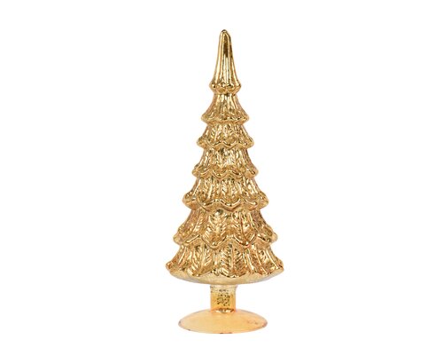 Boom glas antique, goud, Ø 14 cm x H 35 cm