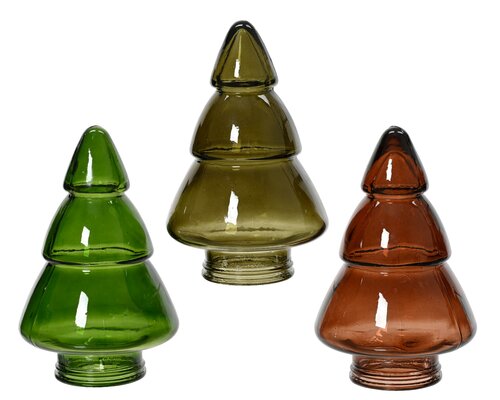 Boom glas, D 9,5 cm, per stuk