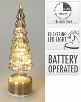 boom glas led 36cm smoke, per stuk - afbeelding 2
