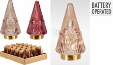 boom glas met led 11 cm - afbeelding 2