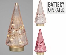 boom glas met led 22 cm - afbeelding 2