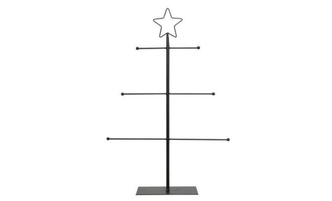 Boom ijzer standaard  L 60cm zwart - afbeelding 1