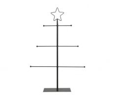 Boom ijzer standaard  L 60cm zwart - afbeelding 1