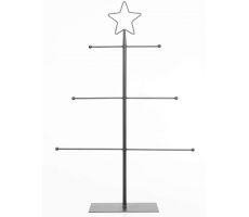 Boom ijzer standaard  L 60cm zwart - afbeelding 2