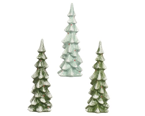 Boom keramiek glaze, assortie, L 12,5 cm x B 11,2 cm x H 30,6 cm, keuze uit 1 stuks